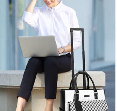 Stylish rolling bags and soft-sided cases